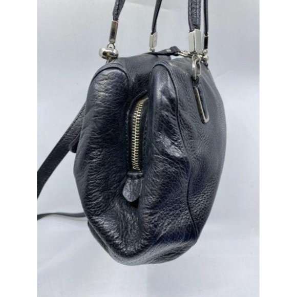 coach large black leather cross body bag - Picture 2 of 10